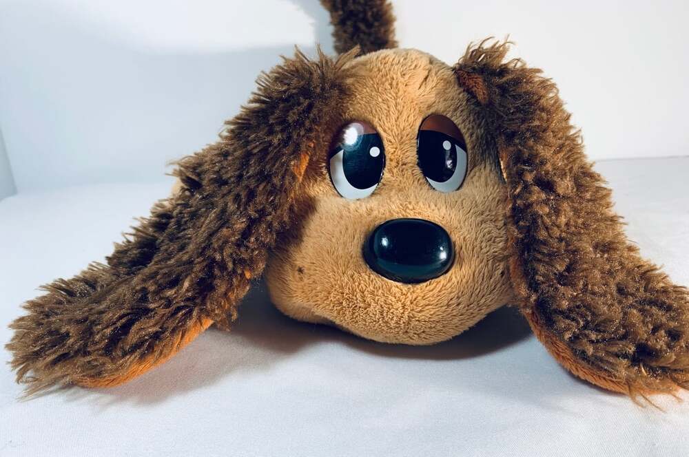 Pound Puppy 2007 Mattel Happy Tails plush dog
